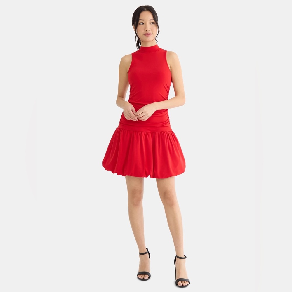 Like new! Madden NYC Red sleeveless Bubble dress